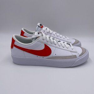 Nike Blazer Low '77 White / Orange Womens Shoes